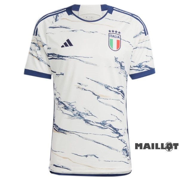 Foot Maillot Pas Cher Thailande Exterieur Maillot Italie 2023 Blanc