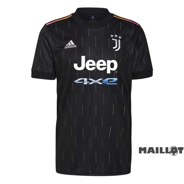 Foot Maillot Pas Cher Thailande Exterieur Maillot Juventus 2021 2022 Noir