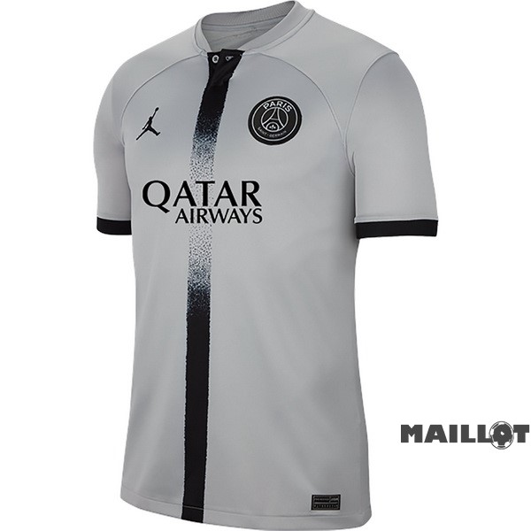 Foot Maillot Pas Cher Thailande Exterieur Maillot Paris Saint Germain 2022 2023 Gris