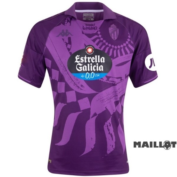 Foot Maillot Pas Cher Thailande Exterieur Maillot Real Valladolid 2023 2024 Purpura