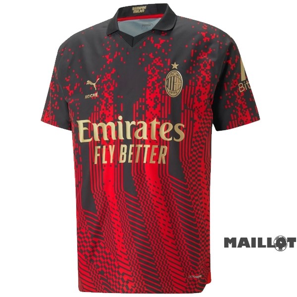 Foot Maillot Pas Cher Thailande Fourth Joueurs Maillot AC Milan 2022 2023 Rouge