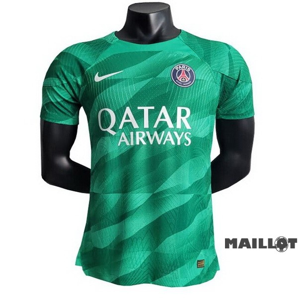 Foot Maillot Pas Cher Thailande Gardien Joueurs Maillot Paris Saint Germain 2023 2024 Vert