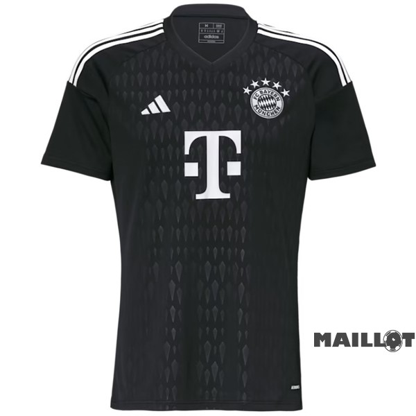 Foot Maillot Pas Cher Thailande Gardien Maillot Bayern Múnich 2023 2024 Noir