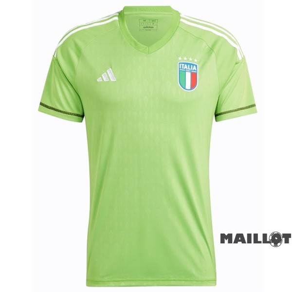 Foot Maillot Pas Cher Thailande Maillot Gardien Italie 2023 Vert