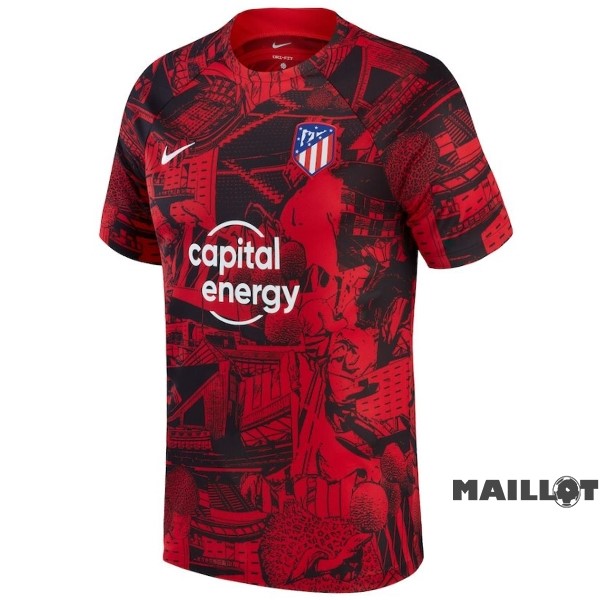 Foot Maillot Pas Cher Thailande Pré match Maillot Atlético Madrid 2022 2023 Rouge