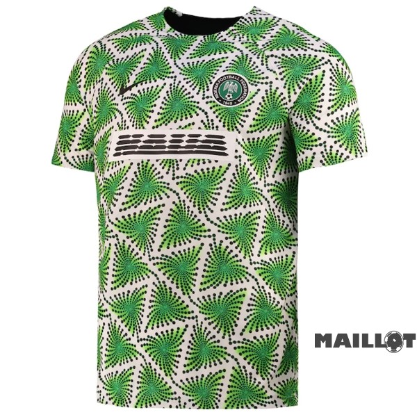 Foot Maillot Pas Cher Thailande Pré match Maillot Nigeria 2023 Vert