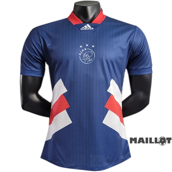 Foot Maillot Pas Cher Thailande Spécial Joueurs Maillot Ajax 2023 2024 Bleu