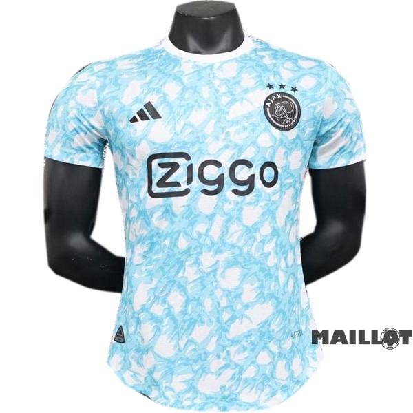 Foot Maillot Pas Cher Thailande Spécial Joueurs Maillot Ajax 2023 2024 II Bleu