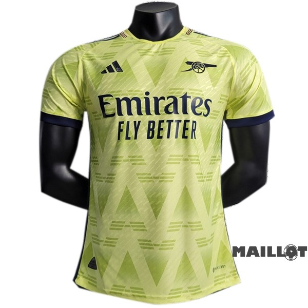 Foot Maillot Pas Cher Thailande Spécial Joueurs Maillot Arsenal 2023 2024 Jaune