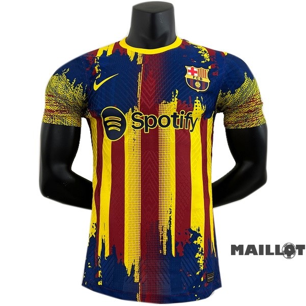 Foot Maillot Pas Cher Thailande Spécial Joueurs Maillot Barcelona 2023 2024 Jaune