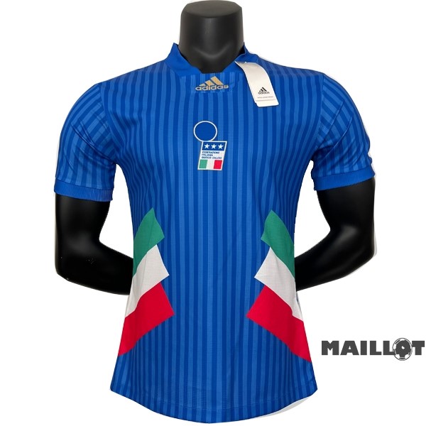 Foot Maillot Pas Cher Thailande Spécial Joueurs Maillot Italie 2022 Bleu