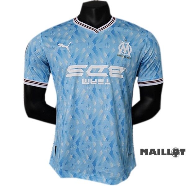 Foot Maillot Pas Cher Thailande Spécial Joueurs Maillot Marsella 2023 2024 Bleu