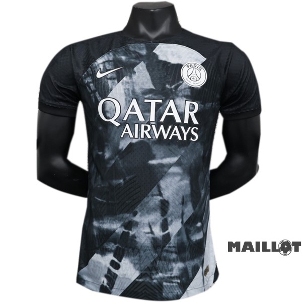 Foot Maillot Pas Cher Thailande Spécial Joueurs Maillot Paris Saint Germain 2023 2024 Gris Noir