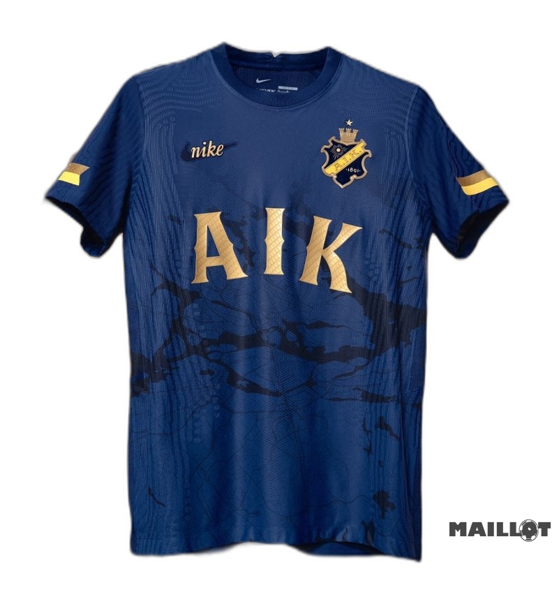 Foot Maillot Pas Cher Thailande Spécial Maillot AIK Stockholm 2022 2023 Bleu