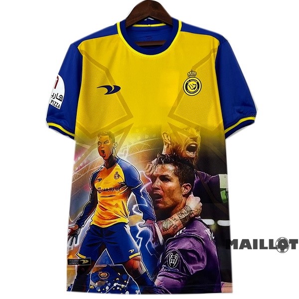 Foot Maillot Pas Cher Thailande Spécial Maillot Al Nassr 2022 2023 Jaune