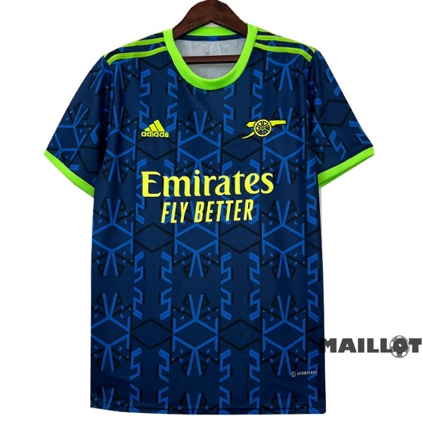 Foot Maillot Pas Cher Thailande Spécial Maillot Arsenal 2023 2024 Bleu Vert