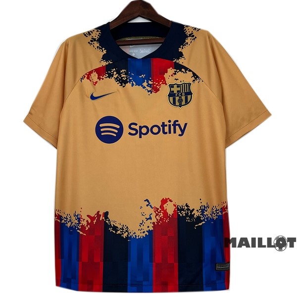 Foot Maillot Pas Cher Thailande Spécial Maillot Barcelona 2023 2024 Jaune