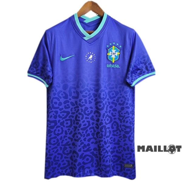 Foot Maillot Pas Cher Thailande Spécial Maillot Brésil 2022 II Bleu