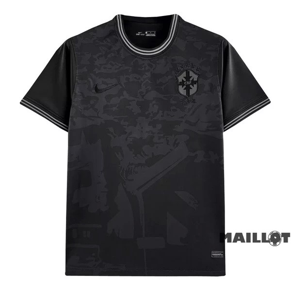 Foot Maillot Pas Cher Thailande Spécial Maillot Brésil 2022 Noir