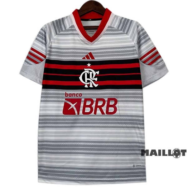 Foot Maillot Pas Cher Thailande Spécial Maillot Flamengo 2023 2024 Gris Blanc