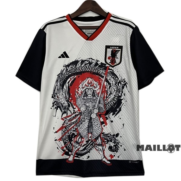 Foot Maillot Pas Cher Thailande Spécial Maillot Japon 2022 Blanc I Noir