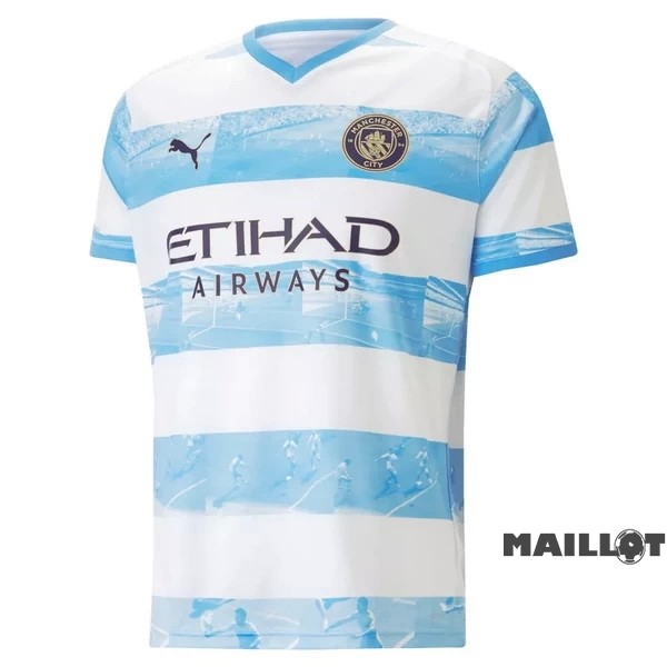 Foot Maillot Pas Cher Thailande Spécial Maillot Manchester City 2022 2023 Bleu