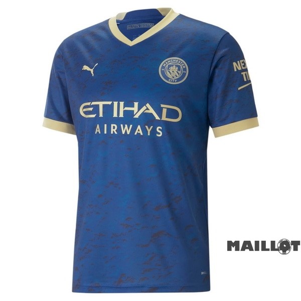 Foot Maillot Pas Cher Thailande Spécial Maillot Manchester City 2022 2023 Bleu Marine