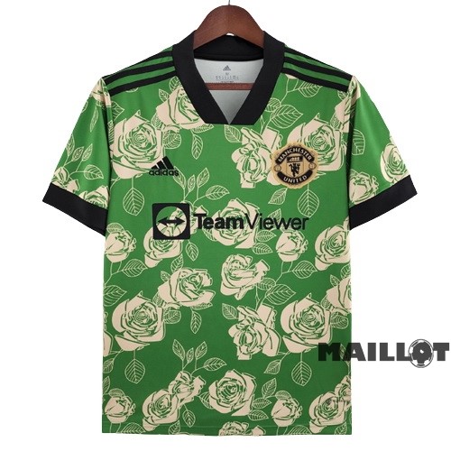 Foot Maillot Pas Cher Thailande Spécial Maillot Manchester United 2022 2023 Vert