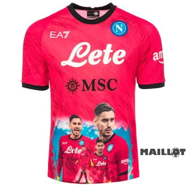 Foot Maillot Pas Cher Thailande Spécial Maillot Napoli 2023 2024 I Rouge