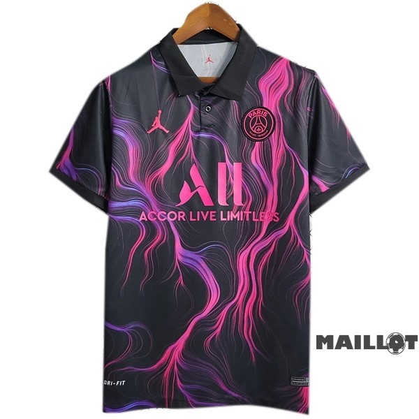 Foot Maillot Pas Cher Thailande Spécial Maillot Paris Saint Germain 2023 2024 Purpura Noir