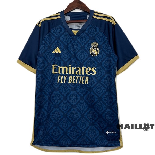 Foot Maillot Pas Cher Thailande Spécial Maillot Real Madrid 2023 2024 Bleu