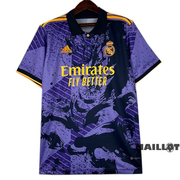 Foot Maillot Pas Cher Thailande Spécial Maillot Real Madrid 2023 2024 Purpura Marine