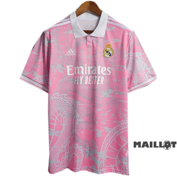 Foot Maillot Pas Cher Thailande Spécial Maillot Real Madrid 2023 2024 Rose I Blanc