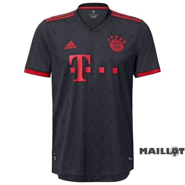 Foot Maillot Pas Cher Thailande Third Joueurs Maillot Bayern Múnich 2022 2023 Noir