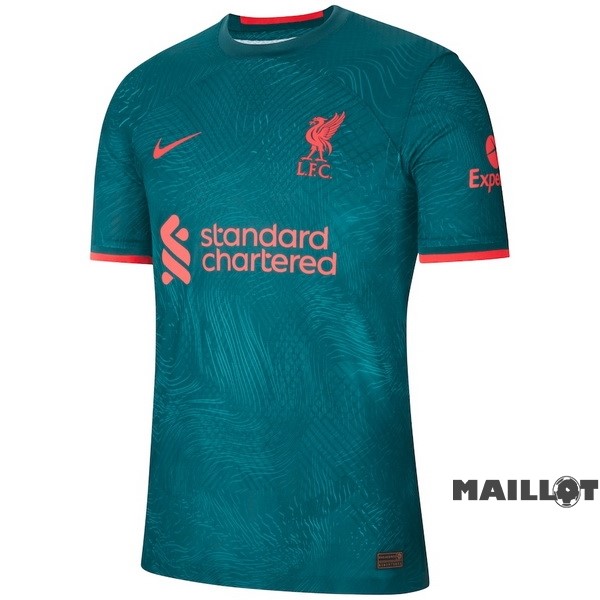 Foot Maillot Pas Cher Thailande Third Joueurs Maillot Liverpool 2022 2023 Vert