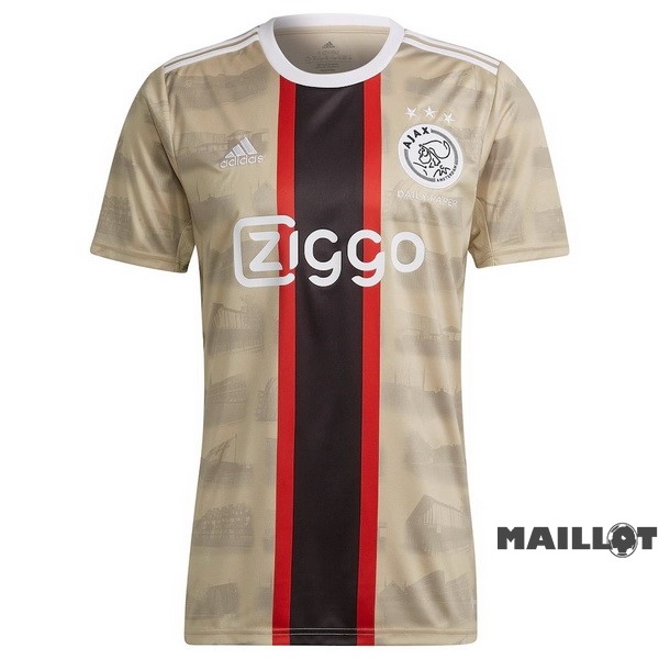 Foot Maillot Pas Cher Thailande Third Maillot Ajax 2022 2023 Jaune