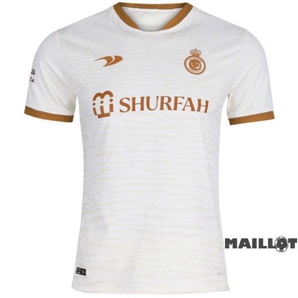 Foot Maillot Pas Cher Thailande Third Maillot Al Nassr 2022 2023 Blanc