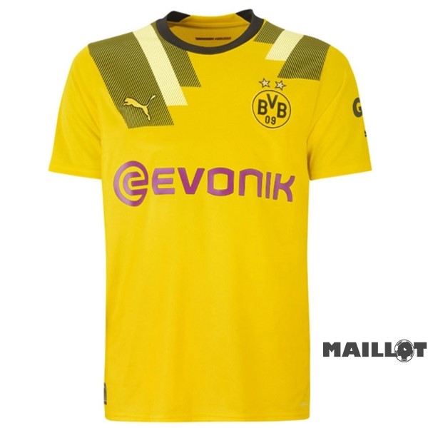 Foot Maillot Pas Cher Thailande Third Maillot Borussia Dortmund 2022 2023 Jaune