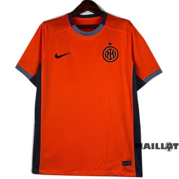 Foot Maillot Pas Cher Thailande Third Maillot Inter Milán 2023 2024 Orange