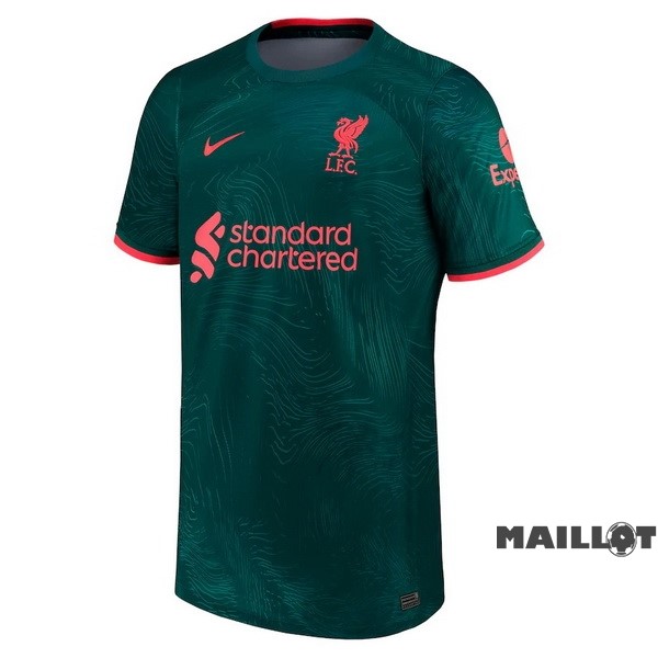 Foot Maillot Pas Cher Thailande Third Maillot Liverpool 2022 2023 Vert