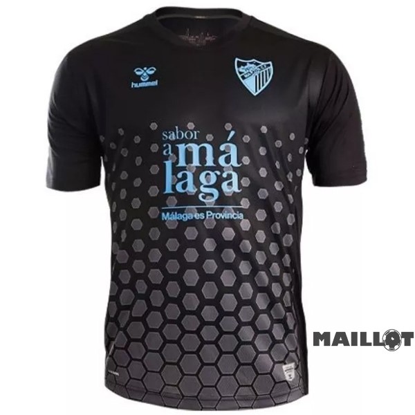 Foot Maillot Pas Cher Thailande Third Maillot Málaga CF 2022 2023 Noir