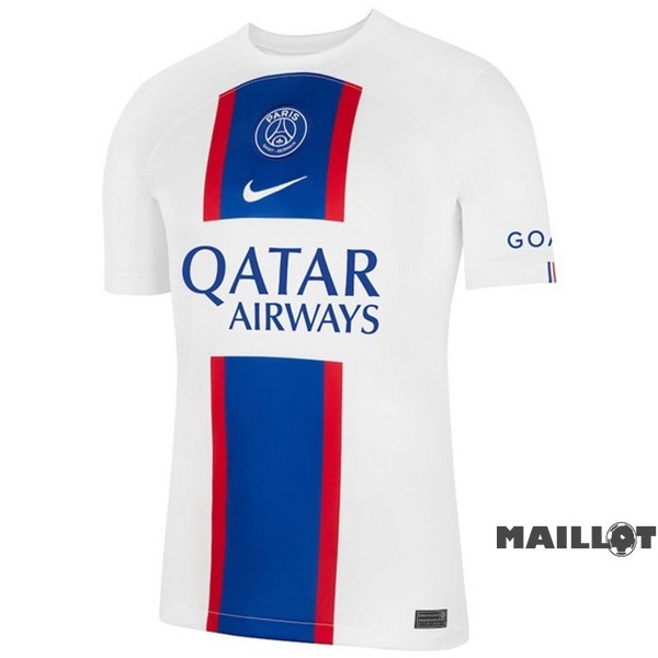 Foot Maillot Pas Cher Thailande Third Maillot Paris Saint Germain 2022 2023 Blanc