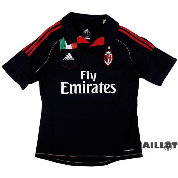 Foot Maillot Pas Cher Third Maillot AC Milan Retro 2012 2013 Noir