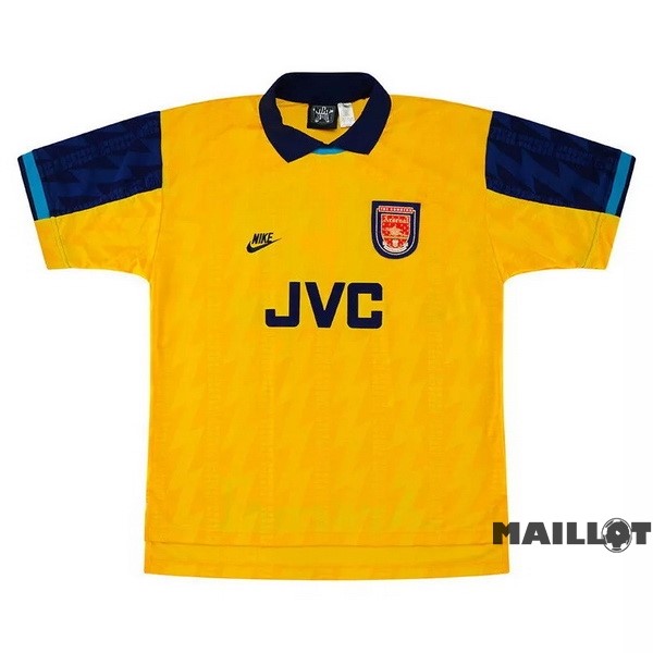 Foot Maillot Pas Cher Third Maillot Arsenal Retro 1994 1996 Jaune