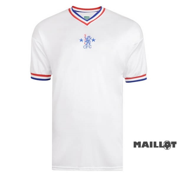 Foot Maillot Pas Cher Third Maillot Chelsea Retro 1982 Blanc