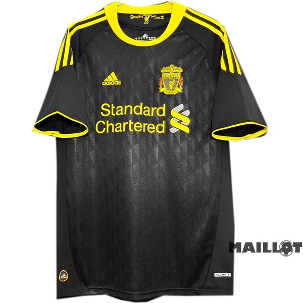 Foot Maillot Pas Cher Third Maillot Liverpool Retro 2010 2011 Jaune