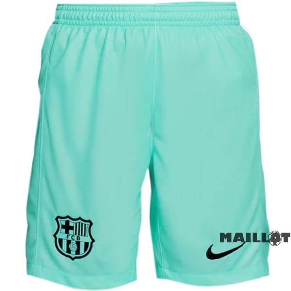 Foot Maillot Pas Cher Third Pantalon Barcelona 2023 2024 Bleu Vert