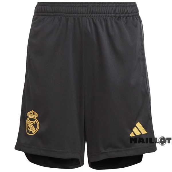 Foot Maillot Pas Cher Third Pantalon Real Madrid 2023 2024 Noir