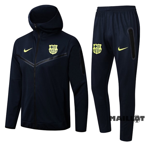 Foot Maillot Pas Cher Veste Con Capucha Barcelona 2022 2023 Noir