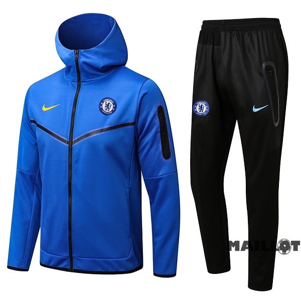 Foot Maillot Pas Cher Veste Con Capucha Chelsea 2022 2023 Bleu